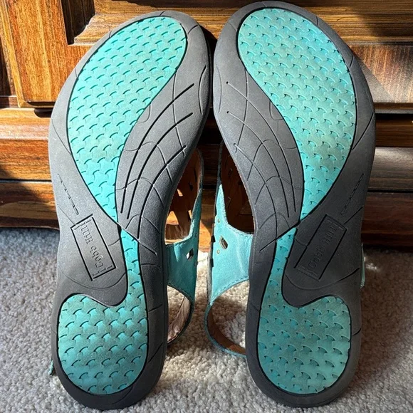 Cobb Hill by New Balance Teal and Brown Sandals - Picture 5 of 5
